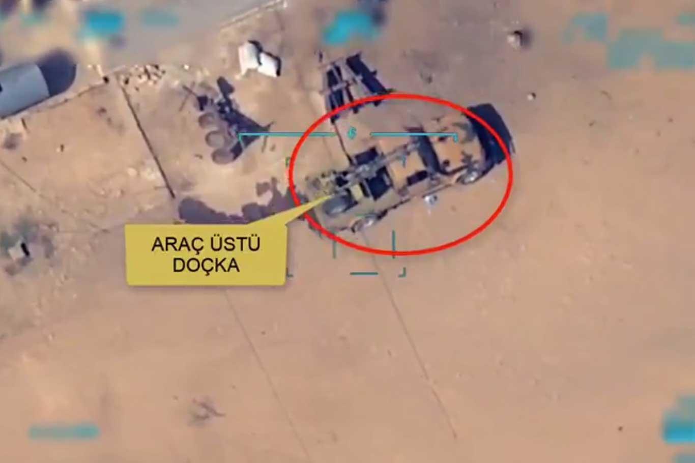 Turkish Defense Ministry shares moments destroying PKK/YPG's DShK